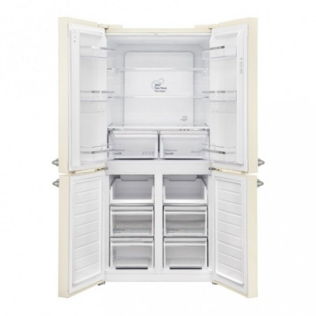 Vestel RETRO FD56011 BEJ 487 Lt No-Frost Buzdolabı