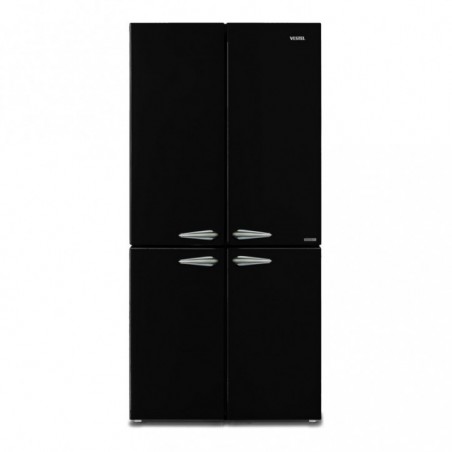 Vestel RETRO FD56011 SİYAH 487 Lt No-Frost Buzdolabı