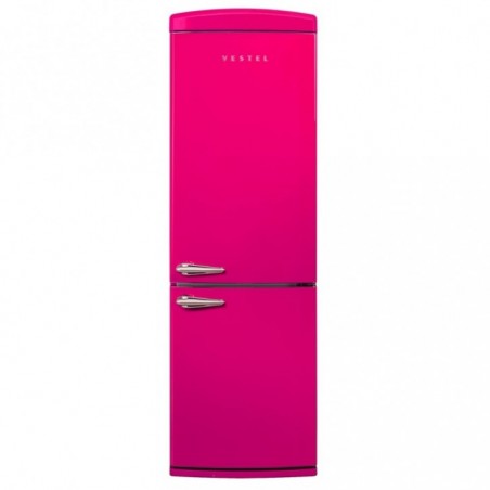 Vestel RETRO NFK37011 PEMBE 330 Lt No-Frost Buzdolabı