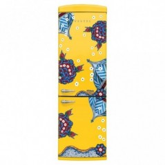 Vestel x Aslı Filinta Retro NFK37011 Sarı Çini Buzdolabı