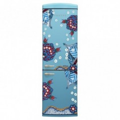 Vestel x Aslı Filinta Retro NFK37211 Düş Mavisi Çini Buzdolabı