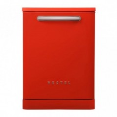Vestel BM 5011 Retro Kırmızı Bulaşık Makinesi