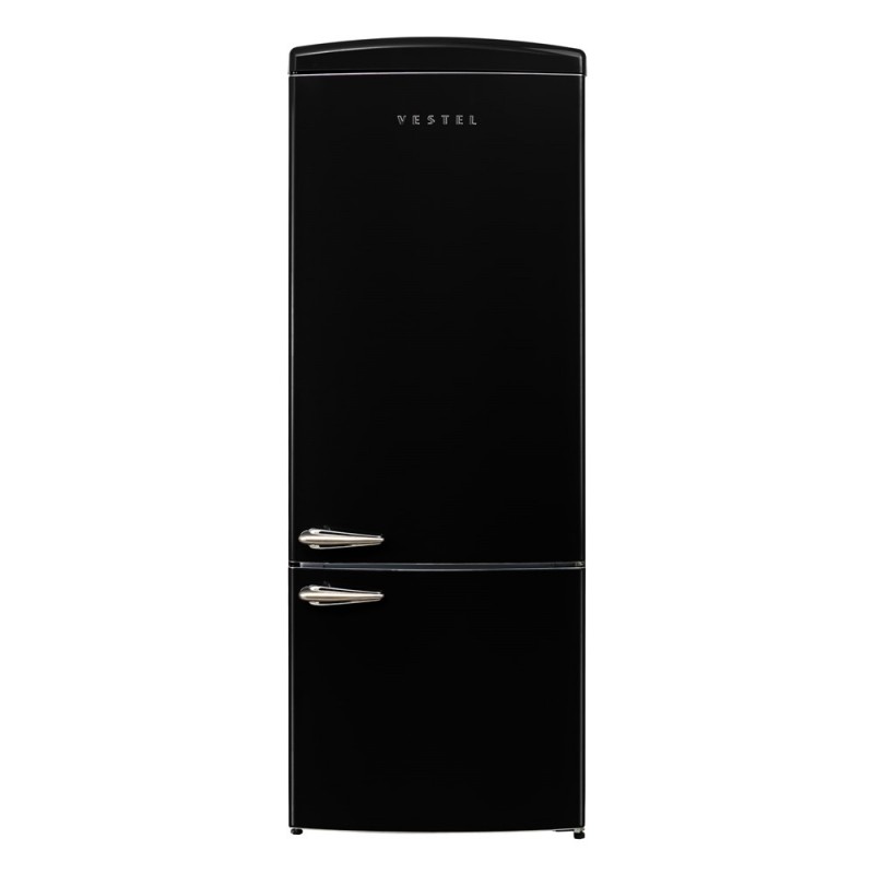 Vestel Retro Nfk52211 Black No-Frost refrigerator