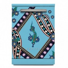 Vestel x Aslı Filinta BM 5001 Retro Düş Mavisi Saz Bulaşık Makinesi