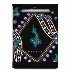 Vestel x Aslı Filinta BM 5001 Retro Siyah Saz Bulaşık Makinesi