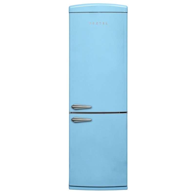 Vestel Retro Nfk37211 Dream Blue No-Frost Refrigerator