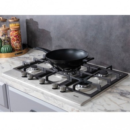 Vestel AO-71159 X DG-W 70 cm 5 Gözü Gazlı (1 Gözü Wok'lu) Ankastre Ocak