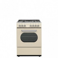 Vestel Retro SF 84011 DG Bej 4 Gözü Gazlı A Enerji Sınıfı Solo Fırın