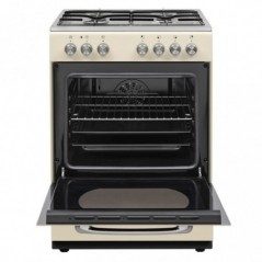 Vestel Retro SF 84011 DG Bej 4 Gözü Gazlı A Enerji Sınıfı Solo Fırın