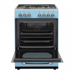 Vestel Retro SF 84011 DG Düş Mavisi 4 Gözü Gazlı A Enerji Sınıfı Solo Fırın