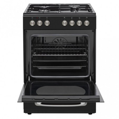 Vestel Retro SF 84011 DG Siyah 4 Gözü Gazlı A Enerji Sınıfı Solo Fırın