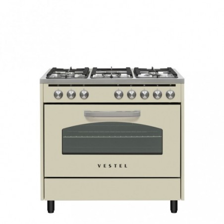 Vestel SF 9521 Retro Bej Kuzine Fırın