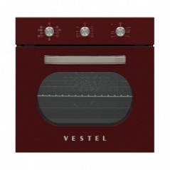Vestel AF-6682 Retro Bordo 70 Lt A Enerji Sınıfı Ankastre Fırın