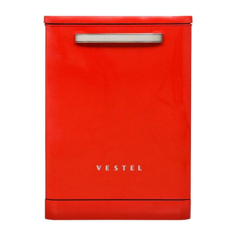 Vestel BM 5001 Retro Kırmızı Bulaşık Makinesi
