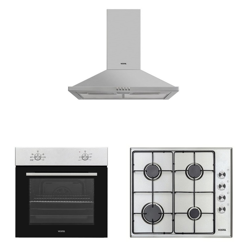 Vestel Piramit İnoks Pratik Set