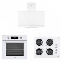 Vestel Eğik Beyaz Buharlı Set