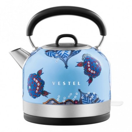 VESTEL x ASLI FİLİNTA RETRO DÜŞ MAVİSİ SU ISITICI ÇİNİ