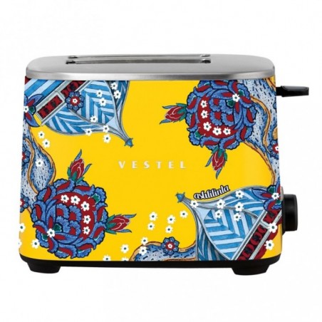 Vestel x Aslı Filinta Retro Sarı Çini Ekmek Kızartma Makinesi