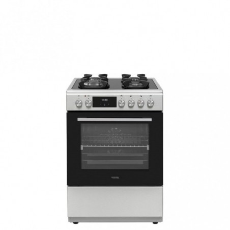 Vestel SF 94212 G DG 4 Burner Gas (1 Burner Wok) Solo Oven