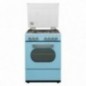Vestel SF 8400 DG Retro Dream Blue 4 Burner Gas Retro Dream Blue Solo Oven