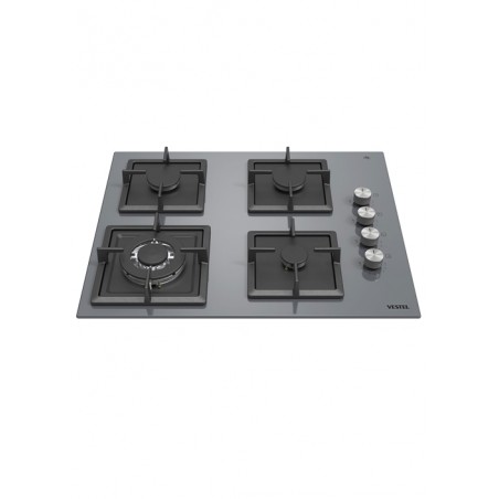 Vestel AO-6510419 G DG DWK 65 cm 4 Gözü Gazlı (1 Gözü Wok'lu) Ankastre Ocak