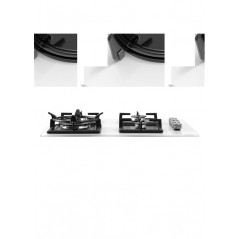 Vestel AO-6510419 B DG DWK 65 cm 4 Gözü Gazlı (1 Gözü Wok'lu) Ankastre Ocak