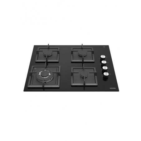 Vestel AO-6510419 S DG DWK 65 cm 4 Gözü Gazlı (1 Gözü Wok'lu) Ankastre Ocak