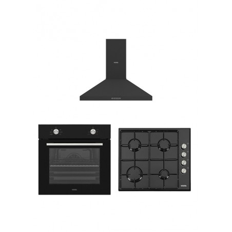 Vestel Piramit Siyah Pratik Set