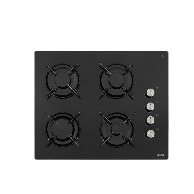Vestel AO-65104 S-T 65 cm 4-Burner Gas Built-in Hob