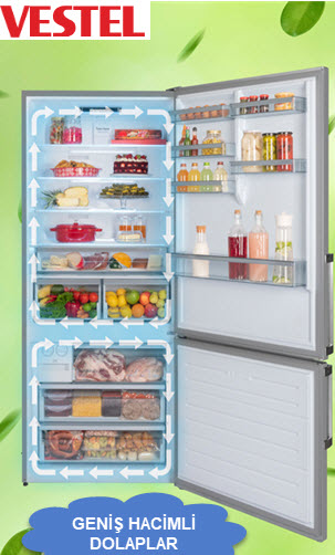 Geniş Hacimli No-Frost Buzdolapları